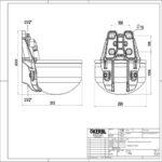 Pojilica za krave / goveda od nehrđajućeg čelika s cijevnim ventilom E21 - Slika 3