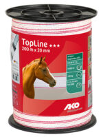 Traka TopLine 10 mm bijelo-crna - Slika 5